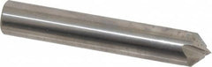 Accupro - 1/2" Diam 4 Flute Single End Solid Carbide Chamfer Mill - Industrial Tool & Supply