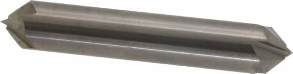 Accupro - 1/2" Diam 4 Flute Double End Solid Carbide Chamfer Mill - Industrial Tool & Supply