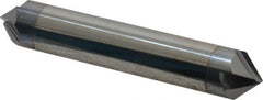 Accupro - 1/2" Diam 4 Flute Double End Solid Carbide Chamfer Mill - Industrial Tool & Supply