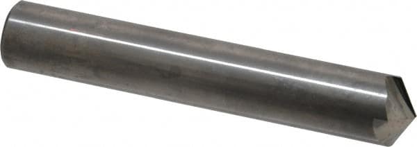 Accupro - 1/2" Diam 4 Flute Single End Solid Carbide Chamfer Mill - Industrial Tool & Supply
