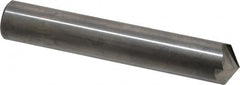 Accupro - 1/2" Diam 4 Flute Single End Solid Carbide Chamfer Mill - Industrial Tool & Supply