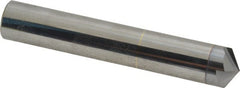 Accupro - 1/2" Diam 4 Flute Single End Solid Carbide Chamfer Mill - Industrial Tool & Supply