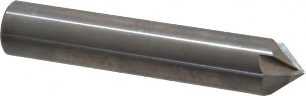 Accupro - 3/4" Diam 4 Flute Single End Solid Carbide Chamfer Mill - Industrial Tool & Supply