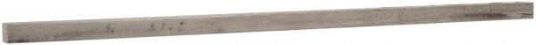 Value Collection - 12" Long x 3/8" High x 3/8" Wide, Plain Key Stock - Stainless Steel - Industrial Tool & Supply