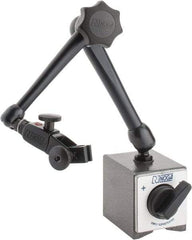 Noga - 175 Lb Magnetic Force, Fine Adjustment Indicator Positioner & Holder with Base - Articulated Arm, Rectangular Base, 55mm Base Height, 60mm Base Length, 50mm Base Width - Industrial Tool & Supply