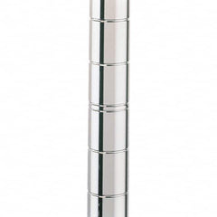 Metro - 1" Wide x 63" High x 1" Long Open Shelving Stationary Shelving Post - Industrial Tool & Supply