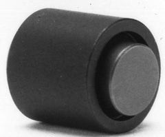 Fairlane - 10-32, 5/8" Thread Length, 5/16" Ball Diam, Flat Ball Pad Surface, Alloy Steel, Black Oxide, Base, Swivel Action Gripper Assemblies - 1/2" Diam, 5/8" Deep Thread, 5/16" Contact Diam, 1-1/16" Overall Height, Delrin Ball - Industrial Tool & Supply