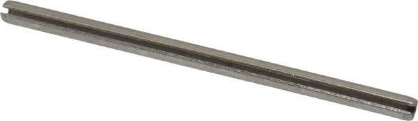 Value Collection - 5/64" Diam x 1-1/2" Long Slotted Spring Pin - Grade 18-8 Stainless Steel - Industrial Tool & Supply