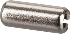 Value Collection - 3/32" Diam x 1/4" Long Slotted Spring Pin - Grade 18-8 Stainless Steel - Industrial Tool & Supply