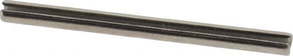 Value Collection - 3/32" Diam x 1-1/4" Long Slotted Spring Pin - Grade 18-8 Stainless Steel - Industrial Tool & Supply