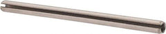 Value Collection - 3/32" Diam x 1-1/2" Long Slotted Spring Pin - Grade 18-8 Stainless Steel - Industrial Tool & Supply