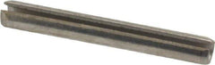 Value Collection - 1/8" Diam x 1" Long Slotted Spring Pin - Grade 18-8 Stainless Steel - Industrial Tool & Supply