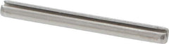 Value Collection - 1/8" Diam x 1-1/4" Long Slotted Spring Pin - Grade 18-8 Stainless Steel - Industrial Tool & Supply