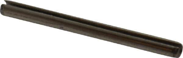 Value Collection - 1/8" Diam x 1-1/2" Long Slotted Spring Pin - Grade 18-8 Stainless Steel - Industrial Tool & Supply