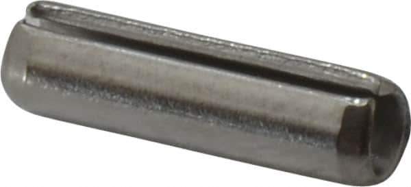 Value Collection - 5/32" Diam x 9/16" Long Slotted Spring Pin - Grade 18-8 Stainless Steel - Industrial Tool & Supply
