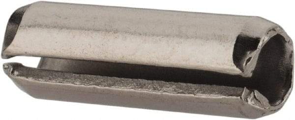 Value Collection - 3/16" Diam x 9/16" Long Slotted Spring Pin - Grade 18-8 Stainless Steel - Industrial Tool & Supply