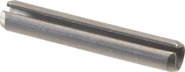 Value Collection - 3/16" Diam x 1-1/8" Long Slotted Spring Pin - Grade 18-8 Stainless Steel - Industrial Tool & Supply