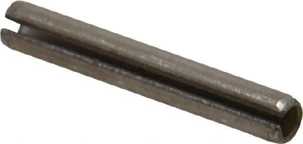 Value Collection - 3/16" Diam x 1-1/4" Long Slotted Spring Pin - Grade 18-8 Stainless Steel - Industrial Tool & Supply