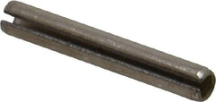 Value Collection - 3/16" Diam x 1-1/4" Long Slotted Spring Pin - Grade 18-8 Stainless Steel - Industrial Tool & Supply
