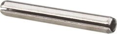 Value Collection - 3/16" Diam x 1-1/2" Long Slotted Spring Pin - Grade 18-8 Stainless Steel - Industrial Tool & Supply