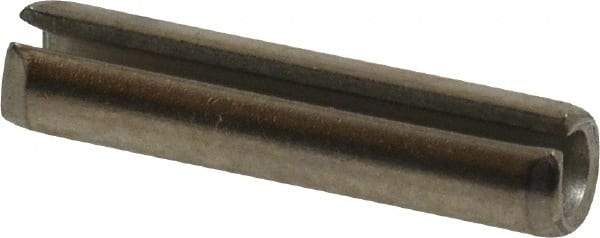 Value Collection - 7/32" Diam x 1" Long Slotted Spring Pin - Grade 18-8 Stainless Steel - Industrial Tool & Supply