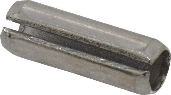 Value Collection - 1/4" Diam x 3/4" Long Slotted Spring Pin - Grade 18-8 Stainless Steel - Industrial Tool & Supply