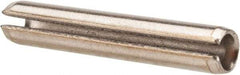 Value Collection - 1/4" Diam x 1-1/2" Long Slotted Spring Pin - Grade 18-8 Stainless Steel - Industrial Tool & Supply