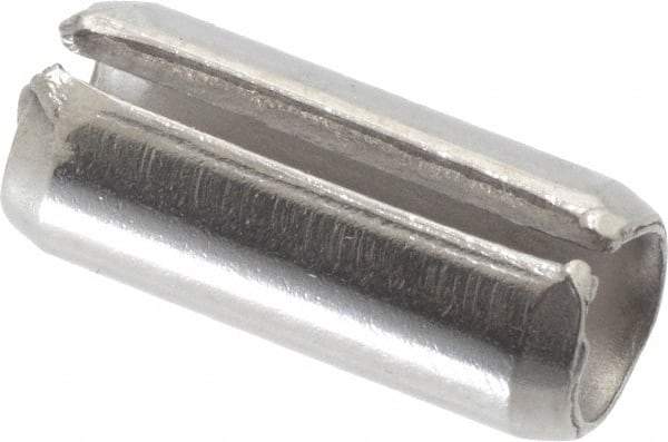 Value Collection - 5/16" Diam x 3/4" Long Slotted Spring Pin - Grade 18-8 Stainless Steel - Industrial Tool & Supply
