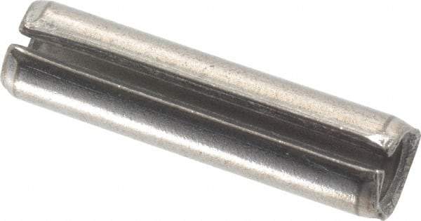 Value Collection - 5/16" Diam x 1-1/4" Long Slotted Spring Pin - Grade 18-8 Stainless Steel - Industrial Tool & Supply