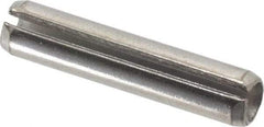 Value Collection - 5/16" Diam x 1-1/2" Long Slotted Spring Pin - Grade 18-8 Stainless Steel - Industrial Tool & Supply