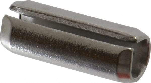 Value Collection - 3/8" Diam x 1" Long Slotted Spring Pin - Grade 18-8 Stainless Steel - Industrial Tool & Supply