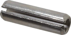 Value Collection - 3/8" Diam x 1-1/4" Long Slotted Spring Pin - Grade 18-8 Stainless Steel - Industrial Tool & Supply