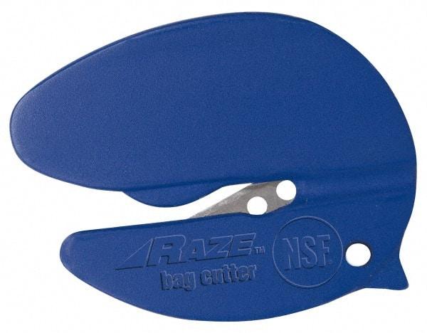 PHC - Fixed Film Cutter - 1/2" Blade, Blue Plastic Handle, 1 Blade Included - Industrial Tool & Supply