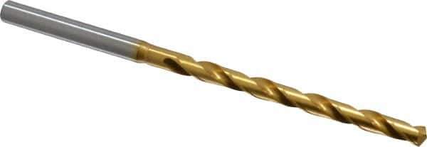 OSG - #19 130° Cobalt Jobber Drill - TiN Finish, Right Hand Cut, Spiral Flute, Straight Shank, 3-9/16" OAL, Standard Point - Industrial Tool & Supply