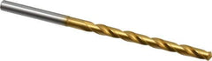 OSG - #16 130° Cobalt Jobber Drill - TiN Finish, Right Hand Cut, Spiral Flute, Straight Shank, 3-5/8" OAL, Standard Point - Industrial Tool & Supply