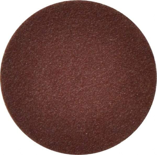 Merit Abrasives - 1-1/2" Disc Diam, 100 Grit, Aluminum Oxide Quick Change Disc - Type S Attaching System, Coated, Maroon, Fine Grade, 30,000 RPM - Industrial Tool & Supply