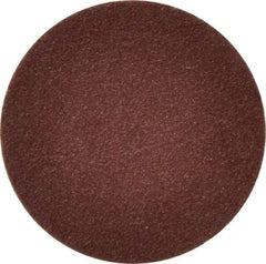 Merit Abrasives - 1-1/2" Disc Diam, 100 Grit, Aluminum Oxide Quick Change Disc - Type S Attaching System, Coated, Maroon, Fine Grade, 30,000 RPM - Industrial Tool & Supply