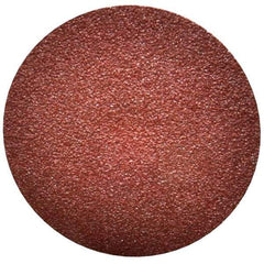 Merit Abrasives - 3" Disc Diam, 60 Grit, Aluminum Oxide Quick Change Disc - Type S Attaching System, Coated, Maroon, Medium Grade, 20,000 RPM - Industrial Tool & Supply