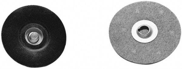 Merit Abrasives - 3" Disc Diam, 40 Grit, Ceramic Quick Change Disc - Type S Attaching System, Coated, Coarse Grade, 20,000 RPM - Industrial Tool & Supply