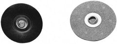 Merit Abrasives - 3" Disc Diam, 40 Grit, Ceramic Quick Change Disc - Type S Attaching System, Coated, Coarse Grade, 20,000 RPM - Industrial Tool & Supply