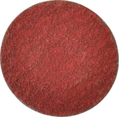 Merit Abrasives - 1-1/2" Disc Diam, 80 Grit, Ceramic Quick Change Disc - Type S Attaching System, Coated, Medium Grade, 30,000 RPM - Industrial Tool & Supply
