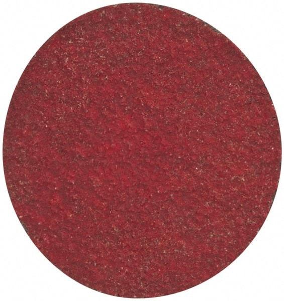 Merit Abrasives - 1-1/2" Disc Diam, 60 Grit, Ceramic Quick Change Disc - Type R Attaching System, Coated, Medium Grade, 30,000 RPM - Industrial Tool & Supply