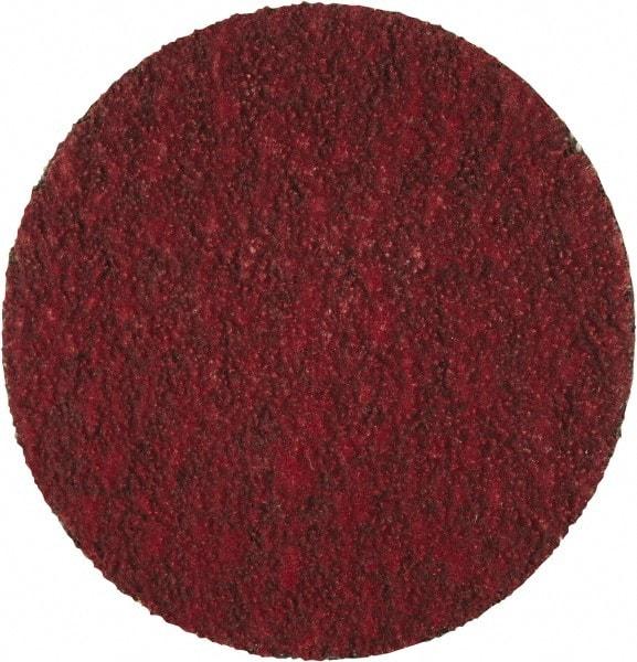 Merit Abrasives - 1-1/2" Disc Diam, 80 Grit, Ceramic Quick Change Disc - Type R Attaching System, Coated, Medium Grade, 30,000 RPM - Industrial Tool & Supply