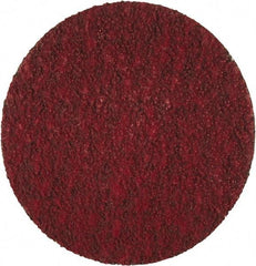 Merit Abrasives - 1-1/2" Disc Diam, 80 Grit, Ceramic Quick Change Disc - Type R Attaching System, Coated, Medium Grade, 30,000 RPM - Industrial Tool & Supply