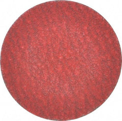Merit Abrasives - 2" Disc Diam, 80 Grit, Ceramic Quick Change Disc - Type R Attaching System, Coated, Medium Grade, 30,000 RPM - Industrial Tool & Supply