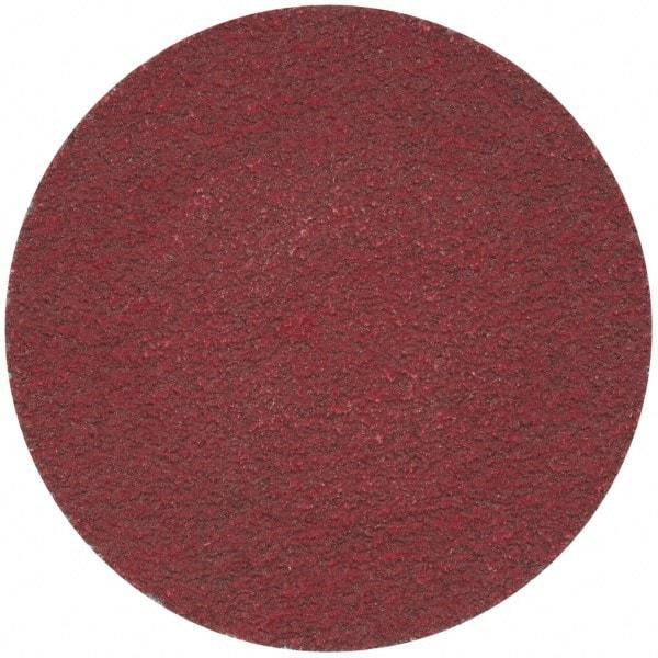 Merit Abrasives - 2" Disc Diam, 100 Grit, Ceramic Quick Change Disc - Type R Attaching System, Coated, Fine Grade, 30,000 RPM - Industrial Tool & Supply