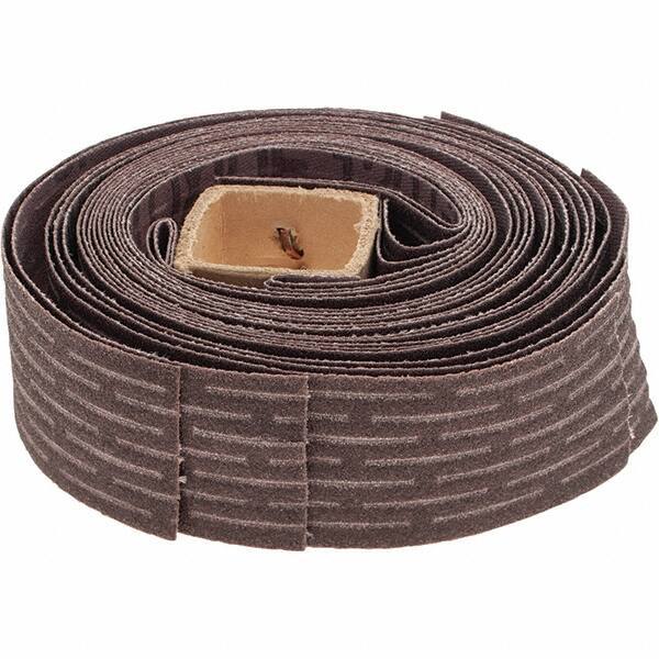 Merit Abrasives - 120 Grit, Scored Surface, Aluminum Oxide Sand-O-Flex Flap Wheel Refill - Fine Grade, 1-1/4" Trim Length x 1" Wide - Industrial Tool & Supply