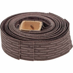 Merit Abrasives - 120 Grit, Scored Surface, Aluminum Oxide Sand-O-Flex Flap Wheel Refill - Fine Grade, 1-1/4" Trim Length x 1" Wide - Industrial Tool & Supply