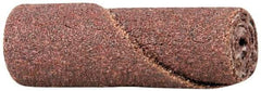 Merit Abrasives - 1/2" Max Roll Diam x 1-1/2" OAL, 60 Grit Aluminum Oxide Straight Cartridge Roll - 1/8" Pilot Hole Diam, Medium Grade, 23,000 Max RPM - Industrial Tool & Supply