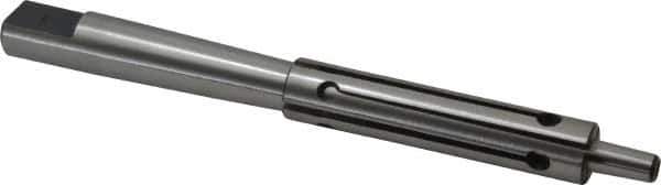 Interstate - 9/16 to 21/32" Grip, Expanding Lathe Mandrel - 19/32" Shank Diam, 2-3/4" Sleeve Length, 6" Arbor Length - Industrial Tool & Supply